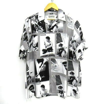 WACKO MARIA x Larry Clark "Tulsa" Hawaiian Shirt Gray Size M