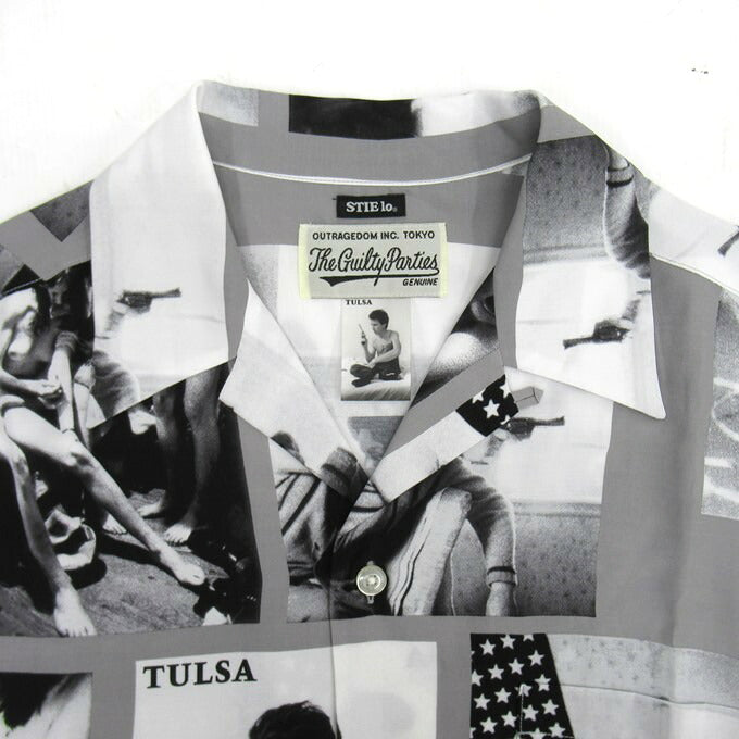 WACKO MARIA x Larry Clark "Tulsa" Hawaiian Shirt Gray Size M