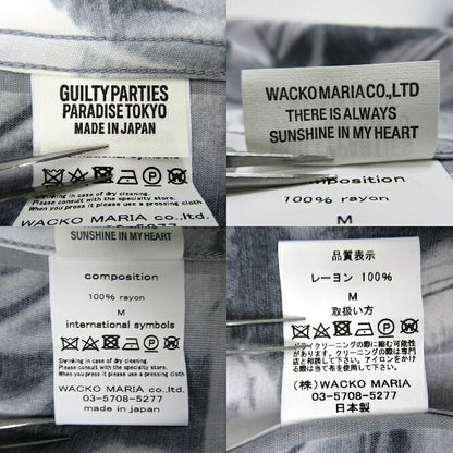 WACKO MARIA x Larry Clark "Tulsa" Hawaiian Shirt Gray Size M