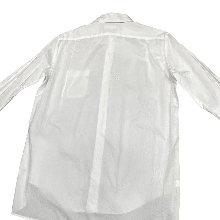 Vintage ensou. Cotton Broadcloth Ribbon Shirt White Size M