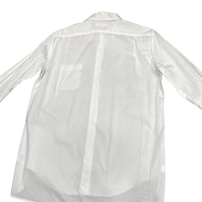 Vintage ensou. Cotton Broadcloth Ribbon Shirt White Size M