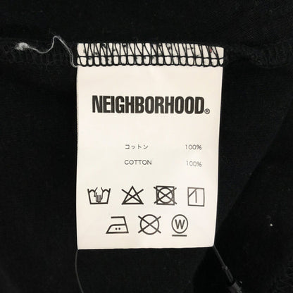 NEIGHBORHOOD NBHD Sleeve Print Long Sleeve Tee Black Size S