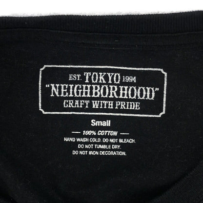NEIGHBORHOOD NBHD Sleeve Print Long Sleeve Tee Black Size S