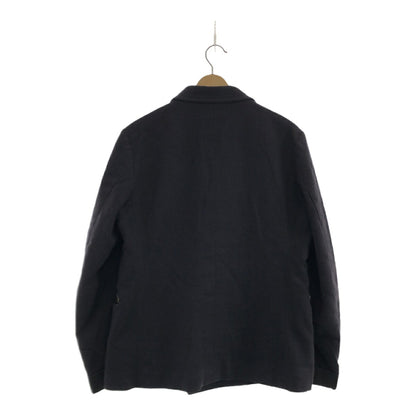 Needles Leather Rib Double Jacket Made in Japan Black Size M