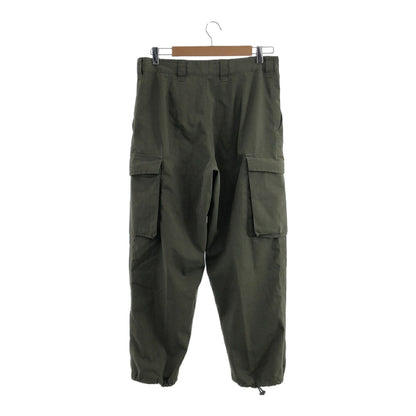 Vintage Austrian Army Military Cargo Pants Olive Green