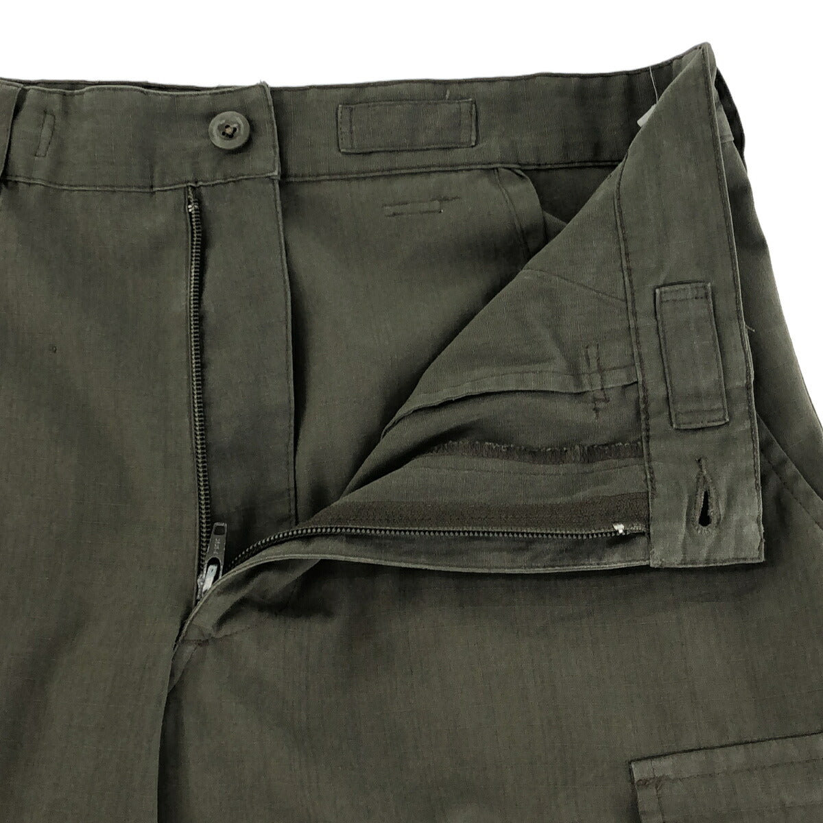 Vintage Austrian Army Military Cargo Pants Olive Green