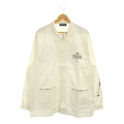 WIND AND SEA WDS-ARCVBX-18 Coverall Jacket White Size XL