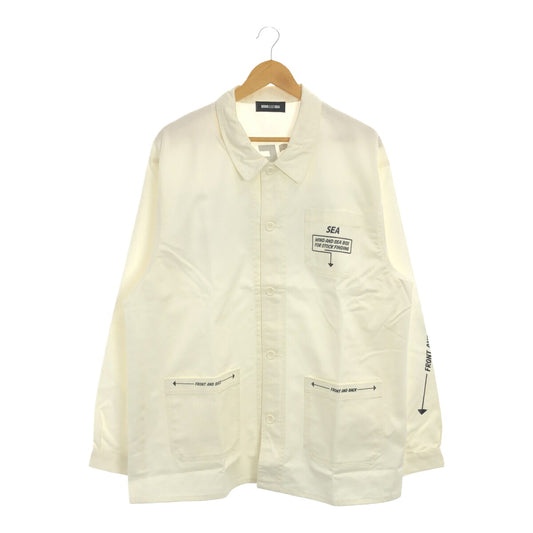 WIND AND SEA WDS-ARCVBX-18 Coverall Jacket White Size XL