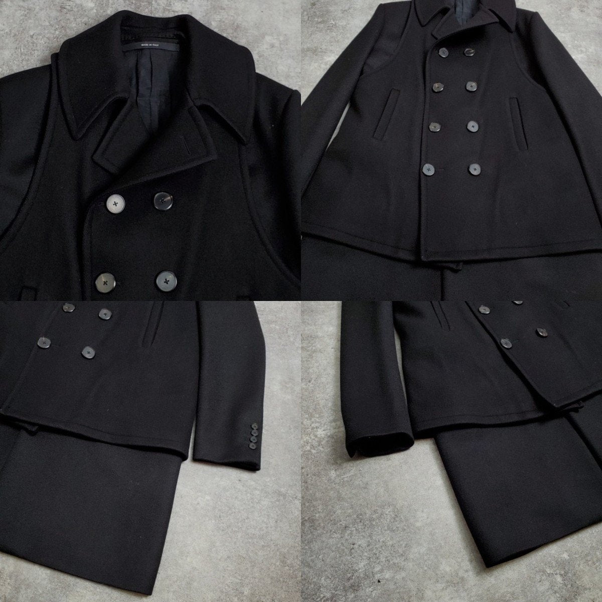 GIVENCHY Limited Collection Coat Black Size 50
