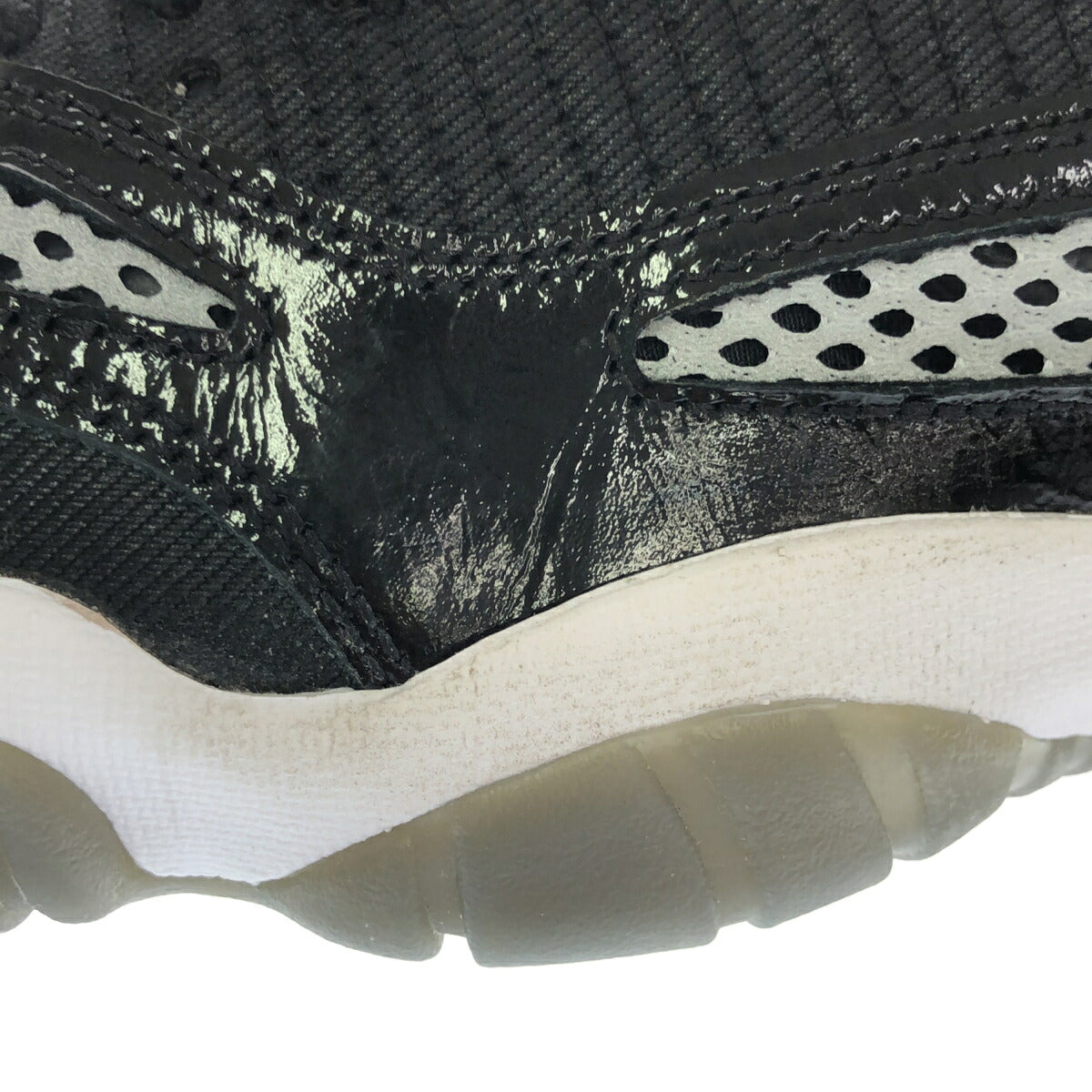 Nike Air Jordan 11 Retro Low IE Black Sneakers Size 8