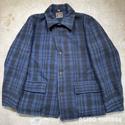 CHIPPEWA FALLS WOOLEN MILLS Co 30s 40s Wool Jacket Size 44
