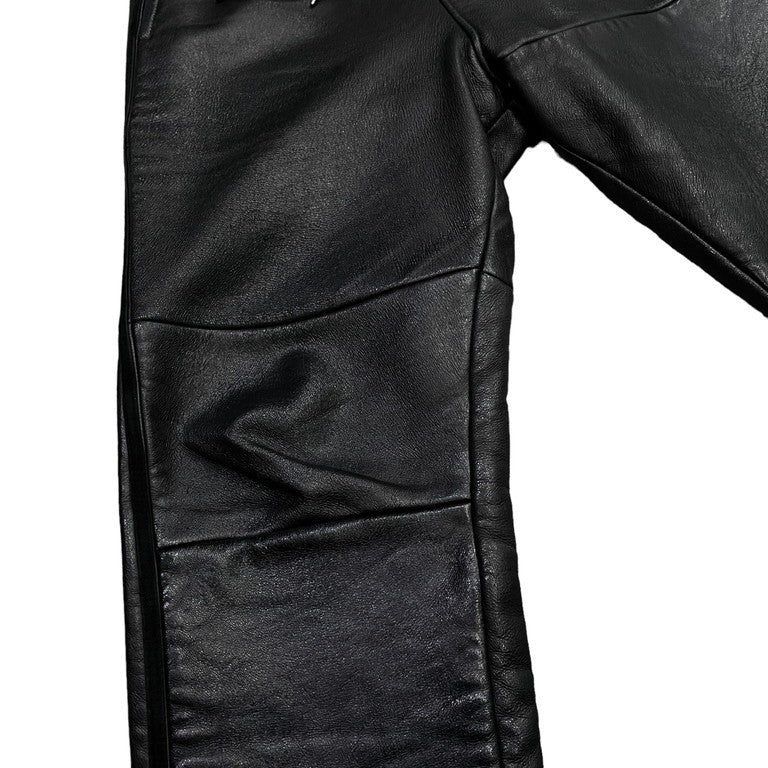 Vintage Black 18AW Sheep Leather Sweatshirt Size L