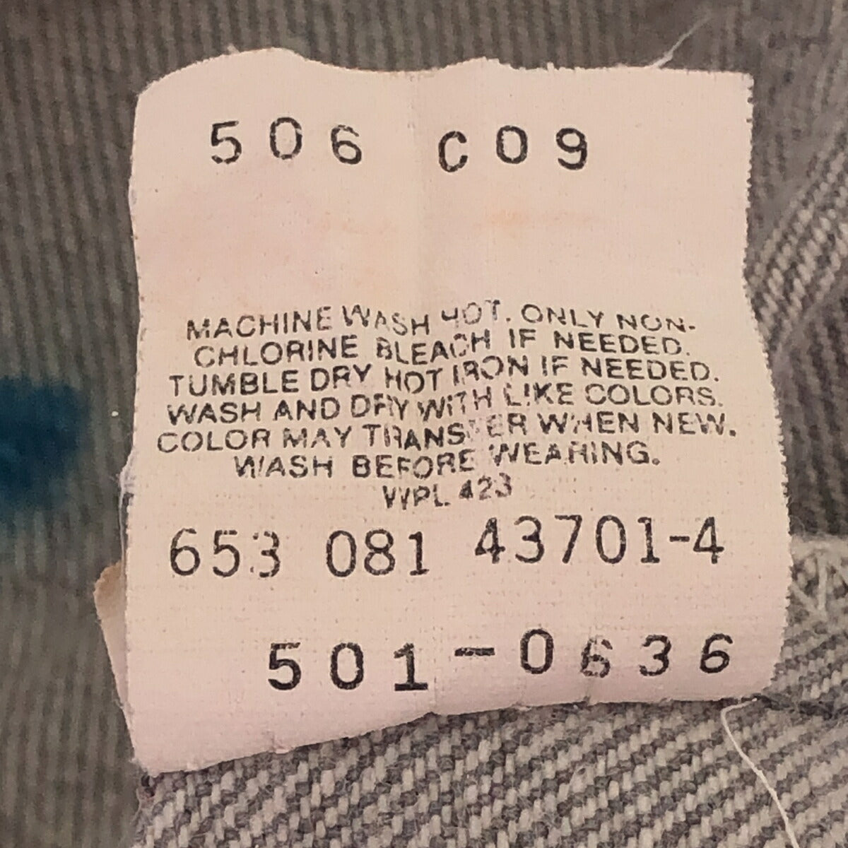 Levi's 90s 501-0636 Straight Gray Denim Size W29