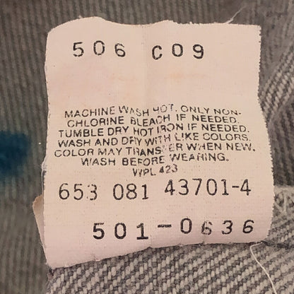 Levi's 90s 501-0636 Straight Gray Denim Size W29