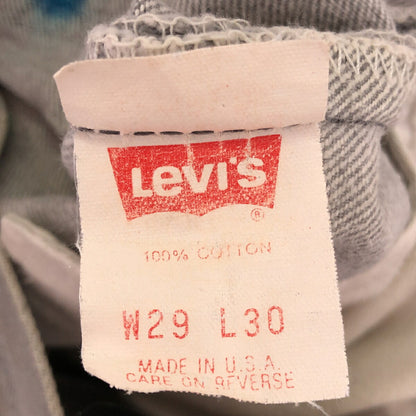Levi's 90s 501-0636 Straight Gray Denim Size W29