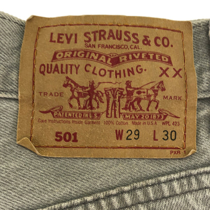 Levi's 90s 501-0636 Straight Gray Denim Size W29