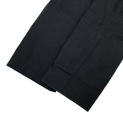 PAUW Navy Cotton Big Collar Waist Mark Coat Size 0