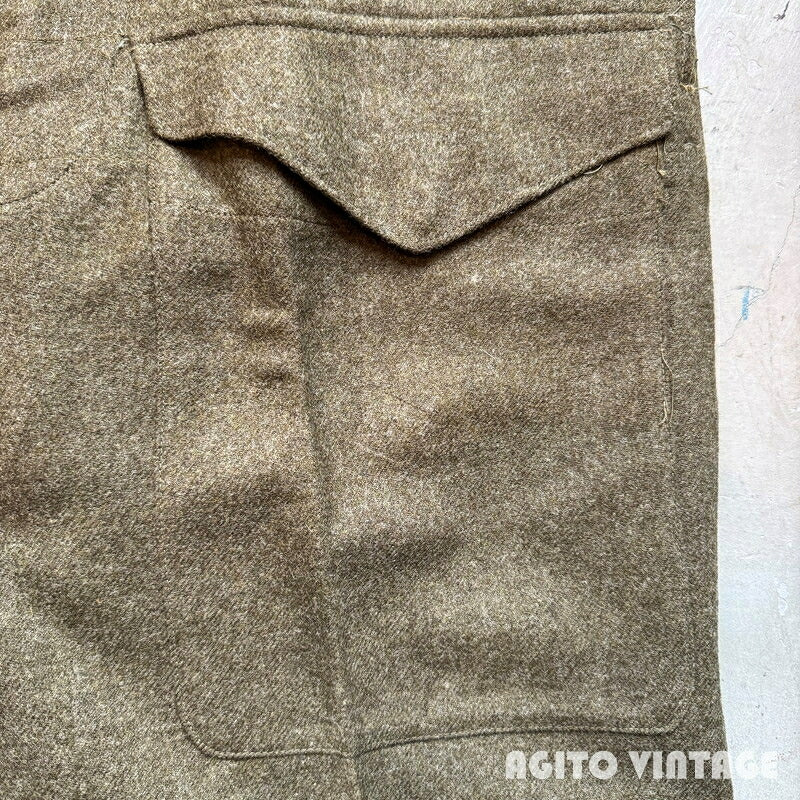 ROYAL CANADIAN 50s Military Wool Battle Pants Green Size 8