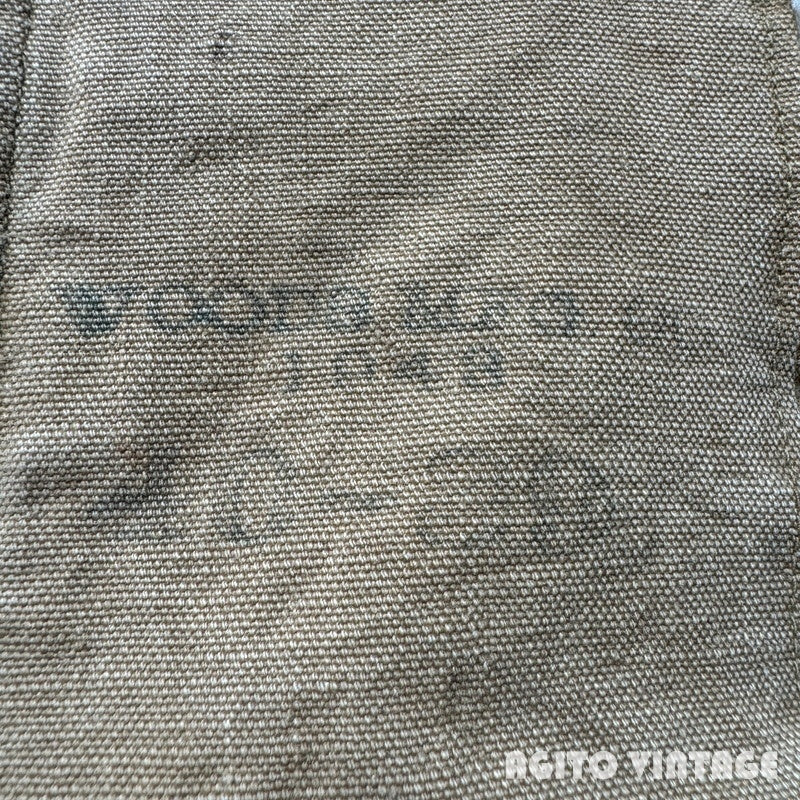 Vintage 1943 WWII Canadian Shearling Mackinaw Coat Size XL
