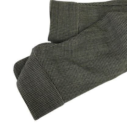HAVERSACK Wool Houndstooth Waist Tie Work Jacket Size S