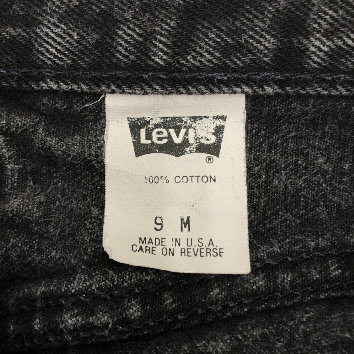 Levi's 90s Overdyed Black Straight Denim Jeans Size W28
