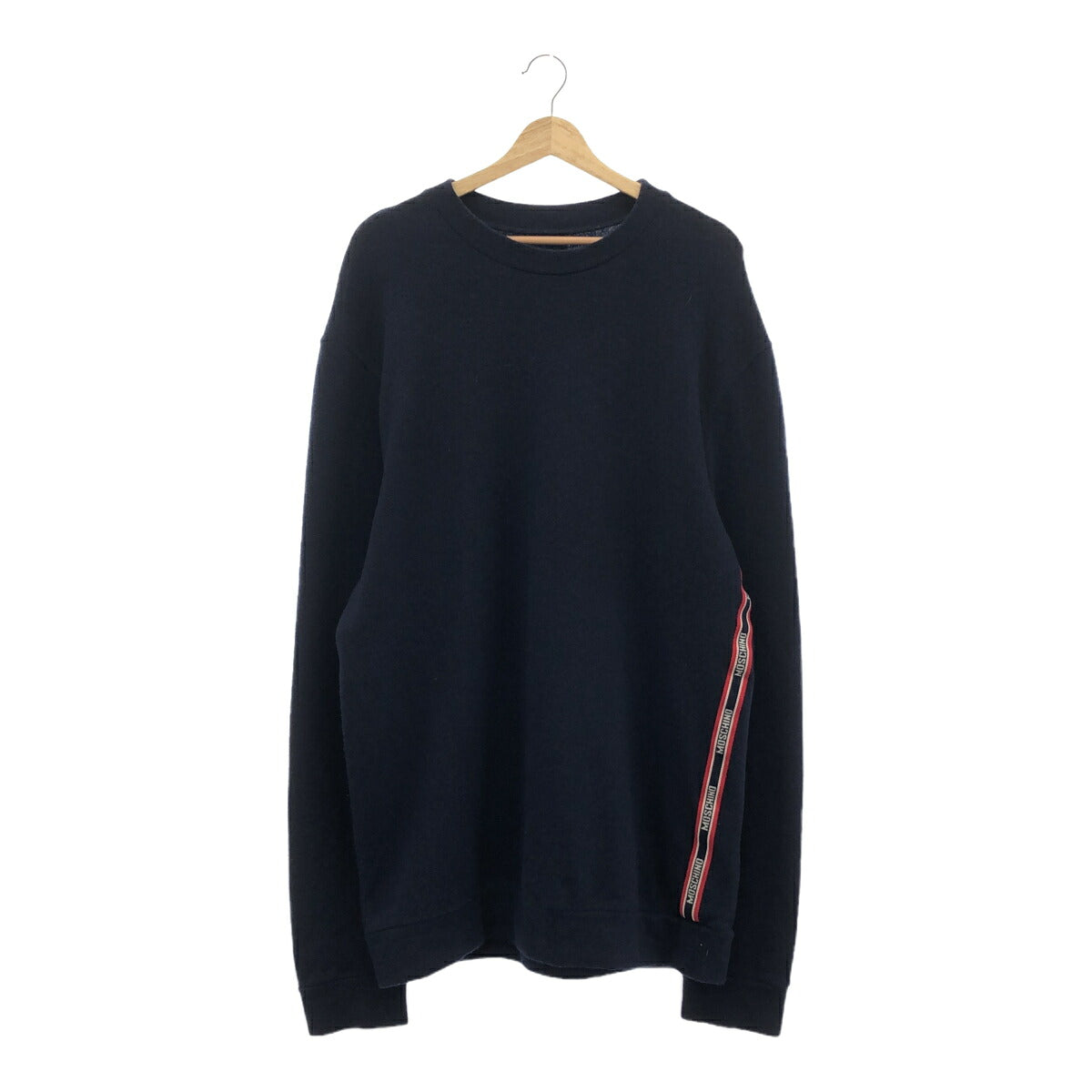 MOSCHINO JEANS Sideline Wool Blend Knit Dress Navy Size XXL