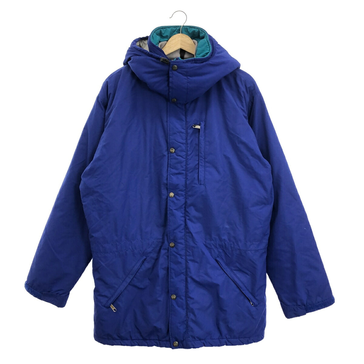 L.L.Bean 80s Penobscot Padded Nylon Parka Blue Jacket Size L