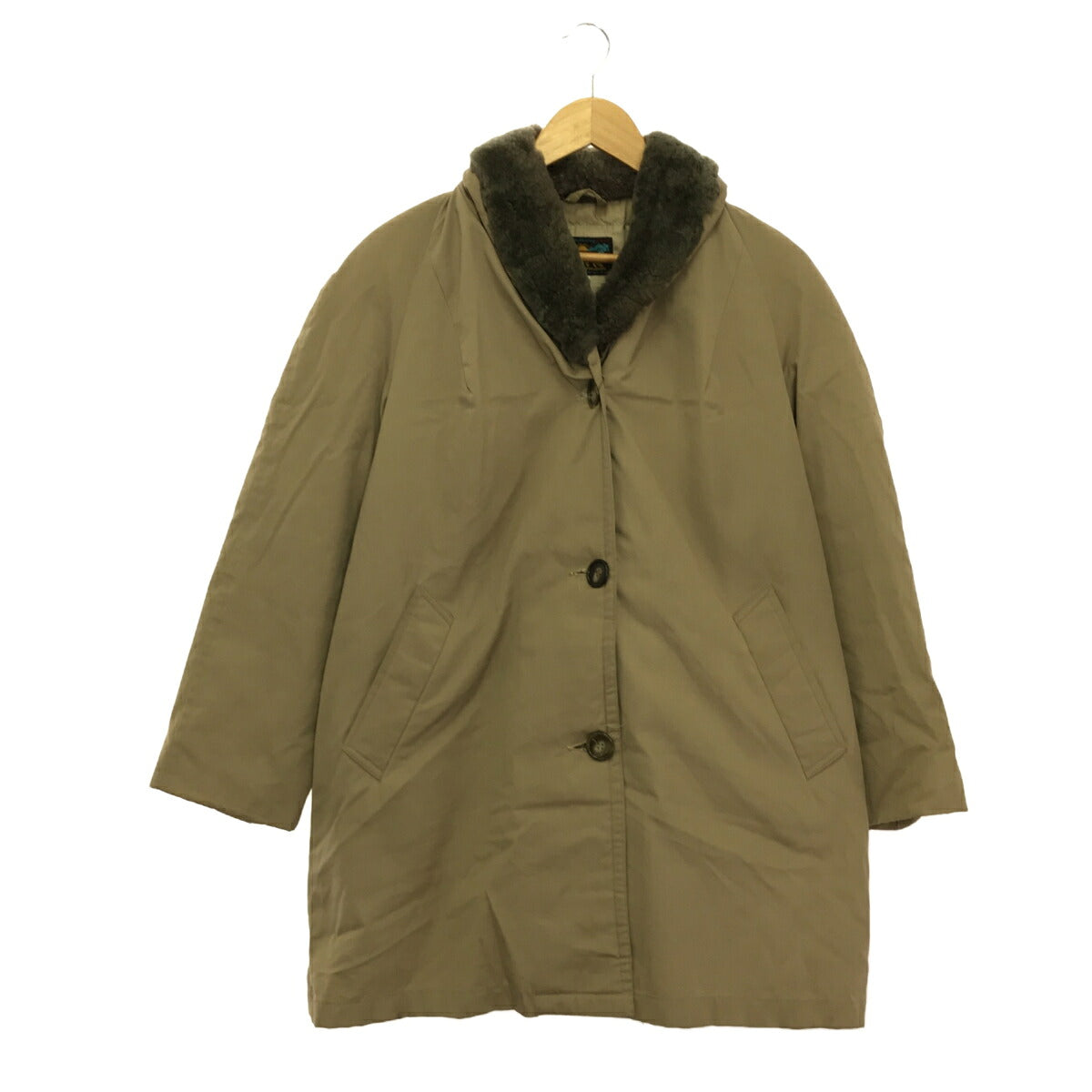 EDDIE BAUER Vintage 60s Beige Down Jacket Size 12