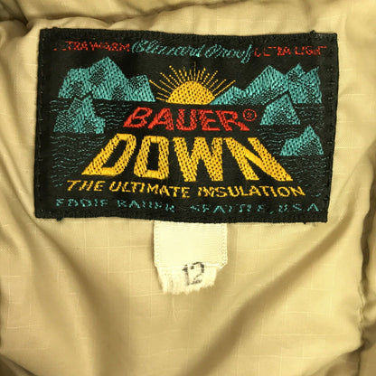 EDDIE BAUER Vintage 60s Beige Down Jacket Size 12