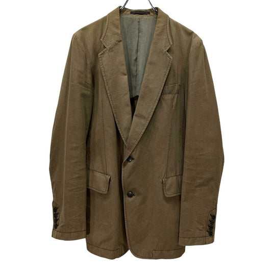 Vintage Y's for men Green Cotton Notch Lapel 2B Size 2