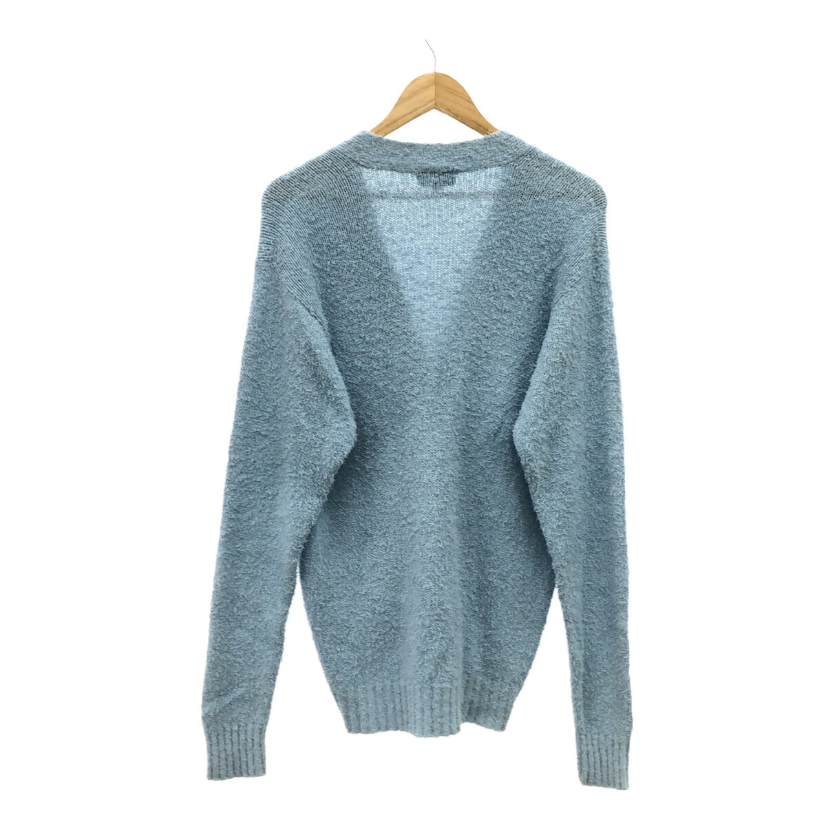 RALPH LAUREN 90s Cotton Pile Cardigan Blue Size M