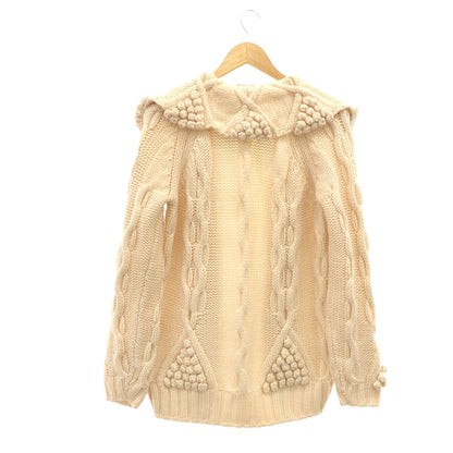 I PINCO PALLINO Italian Wool Cardigan White