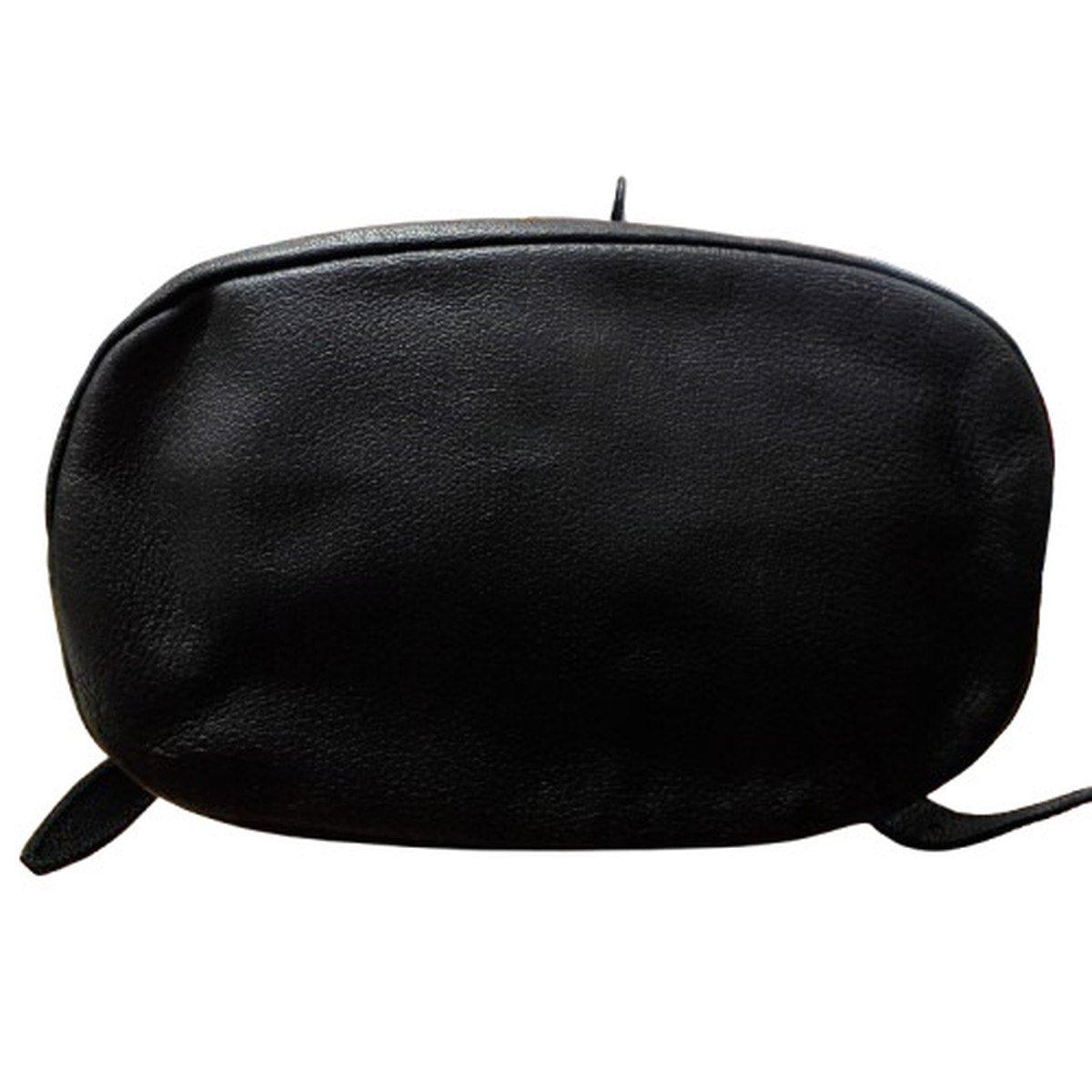 GUCCI Bamboo Suede Drawstring Backpack Black Size ONE SIZE