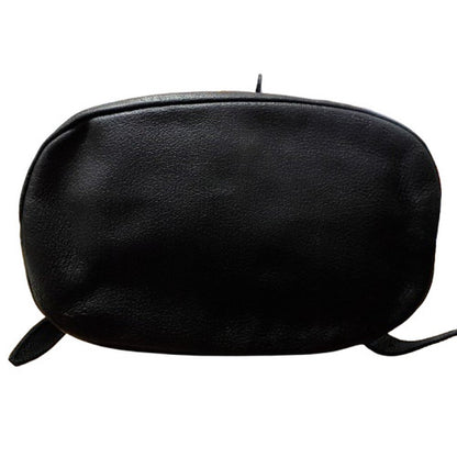 GUCCI Bamboo Suede Drawstring Backpack Black Size ONE SIZE