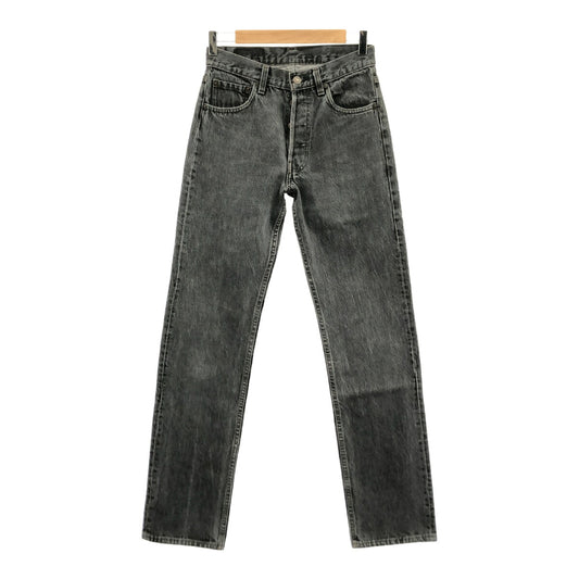 Levi's 90s 501-0658 Overdyed Black Faded Jeans Gray Size W28