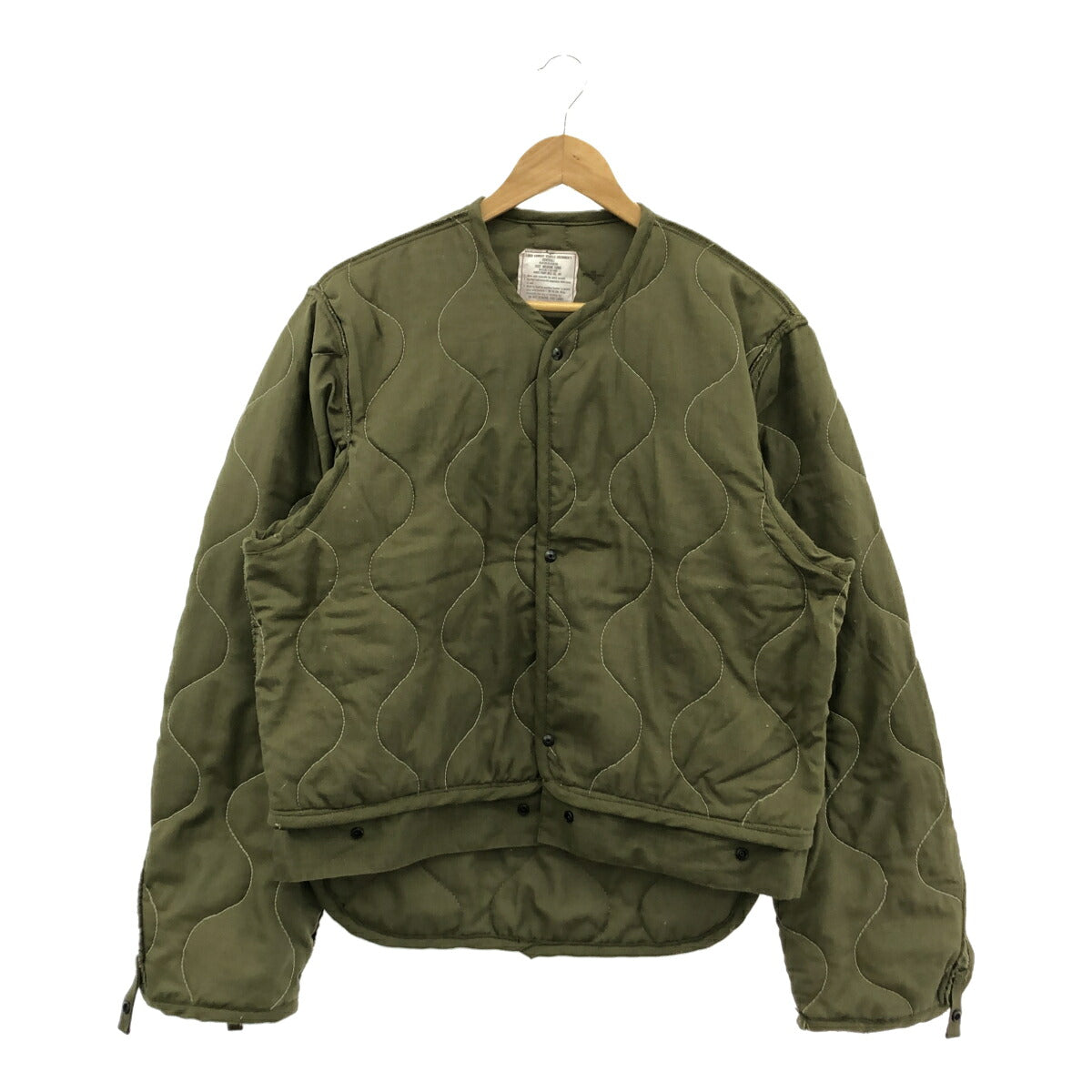 U.S.ARMY 80s CVC Tankers Quilted Liner Jacket Size MEDI