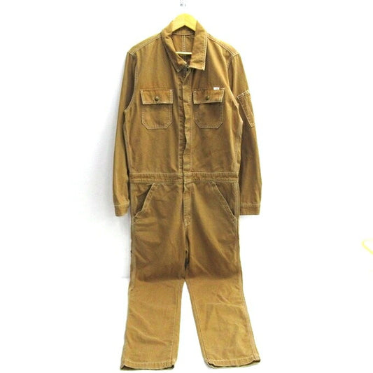 MOTHER Brown Duck Canvas Jumpsuit