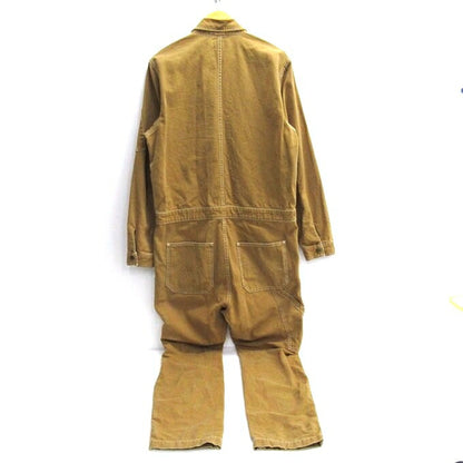 MOTHER Brown Duck Canvas Jumpsuit
