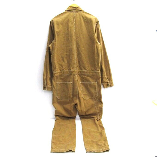 MOTHER Brown Duck Canvas Jumpsuit