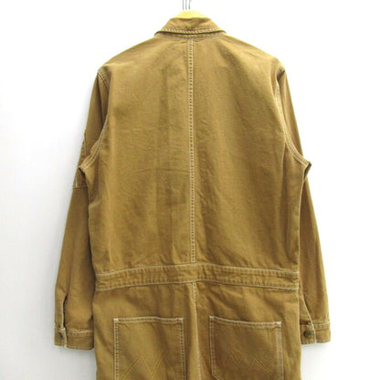 MOTHER Brown Duck Canvas Jumpsuit