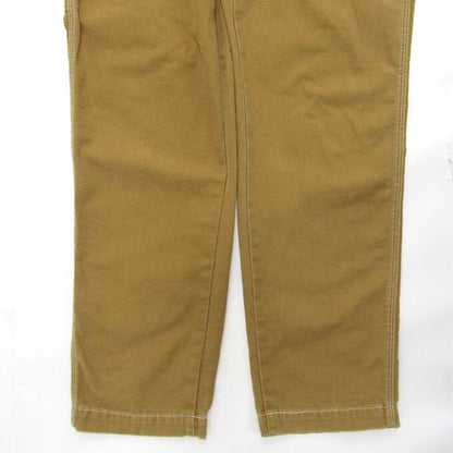 MOTHER Brown Duck Canvas Jumpsuit