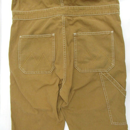 MOTHER Brown Duck Canvas Jumpsuit