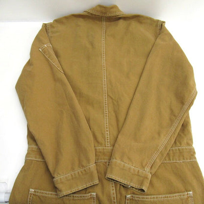 MOTHER Brown Duck Canvas Jumpsuit