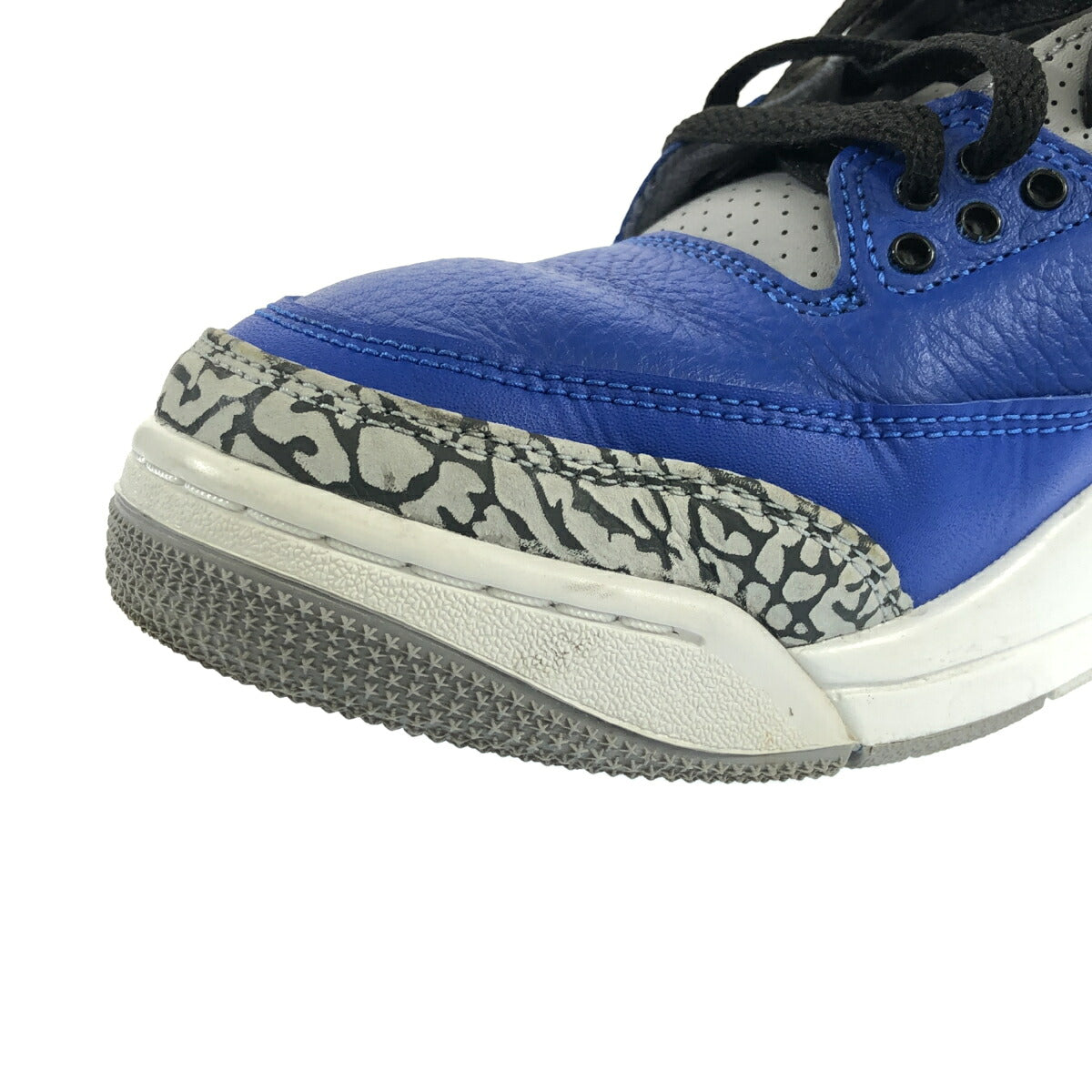 NIKE Air Jordan 3 Retro Blue Cement Sneakers Size 8