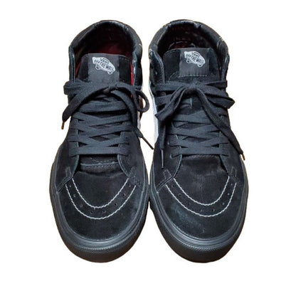 Vans Supreme 15AW SK8 Mid Black White High-Top Size 29.5