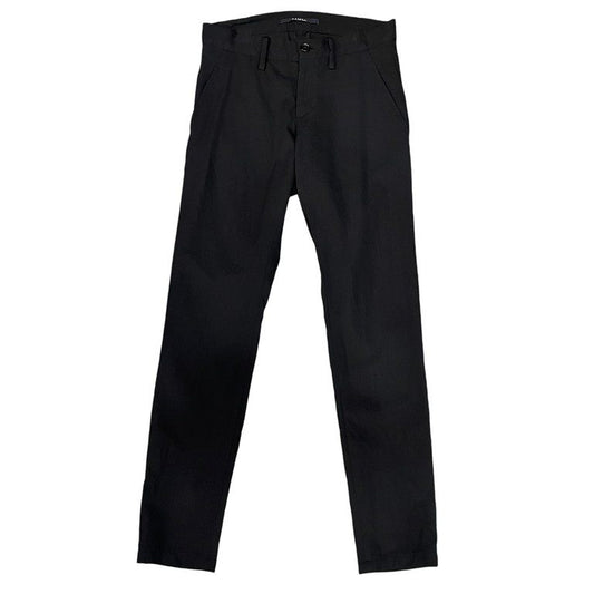 LIMI feu Wool Gabardine Slim Pants Black Size XS