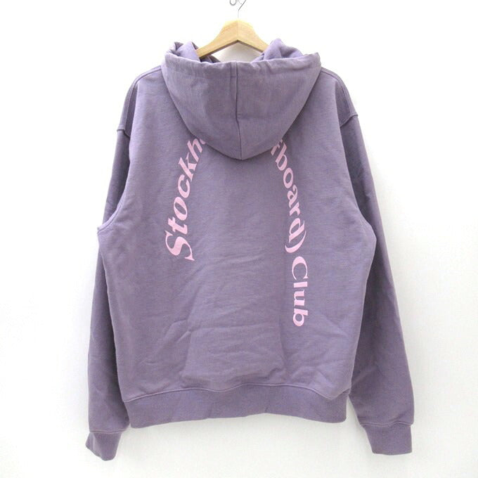 STOCKHOLM SURFBOARD CLUB BJORN Lavender Hoodie Size L