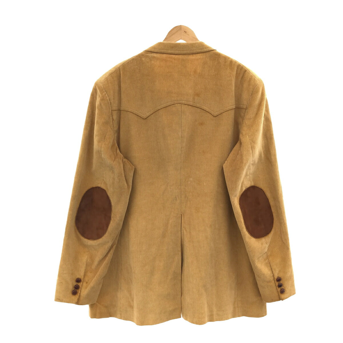 Levi's 70s Corduroy Elbow Patch Jacket Beige Size XL
