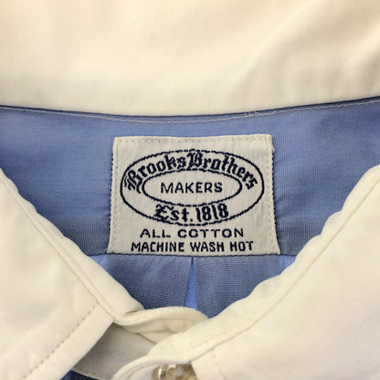Brooks Brothers ~70s Light Blue Cleric Shirt Size XXL