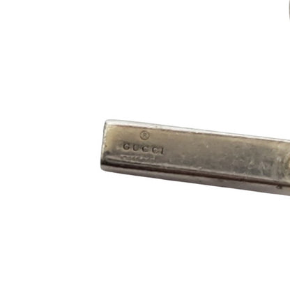 Gucci GG Bar Ball Chain Necklace Sterling